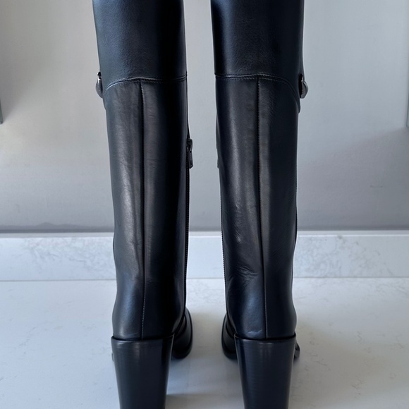 NIB | Zadig & Voltaire | Preiser | Black Leather Tall Boots - Picture 9 of 11